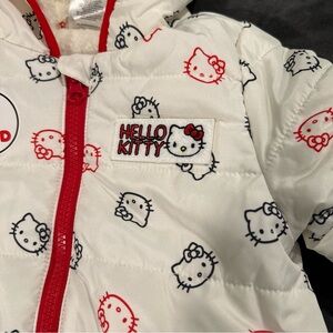 Hello Kitty White Jacket with Red Accents